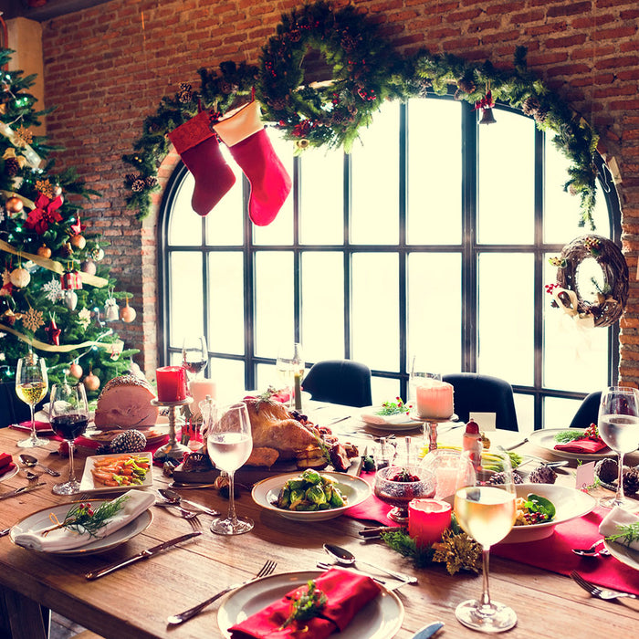 decoración Navidad restaurante