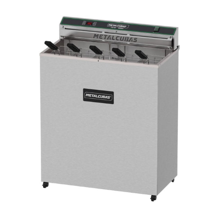 Freidora Eléctrica De Piso P/30 Lts 5 Canastillas Metalcubas FOE30P