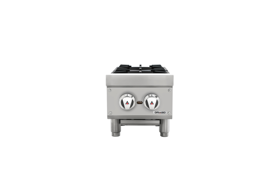 Parrilla 2 Quemadores Vertical Drago CG-20