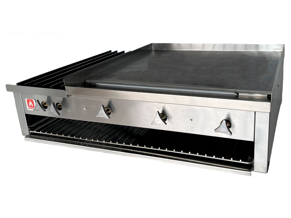 Parrilla a Gas LP 2 Quemadores y Plancha Mediana INMEZA FACTORY 2QP70 LP