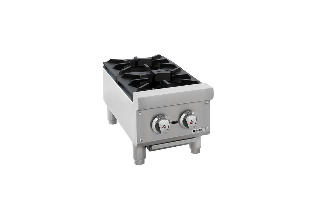 Parrilla 2 Quemadores Vertical Drago CG-20