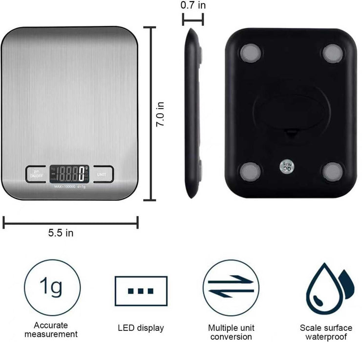 Bascula De Uso Domestico 5Kg Rhino BAREC-5X