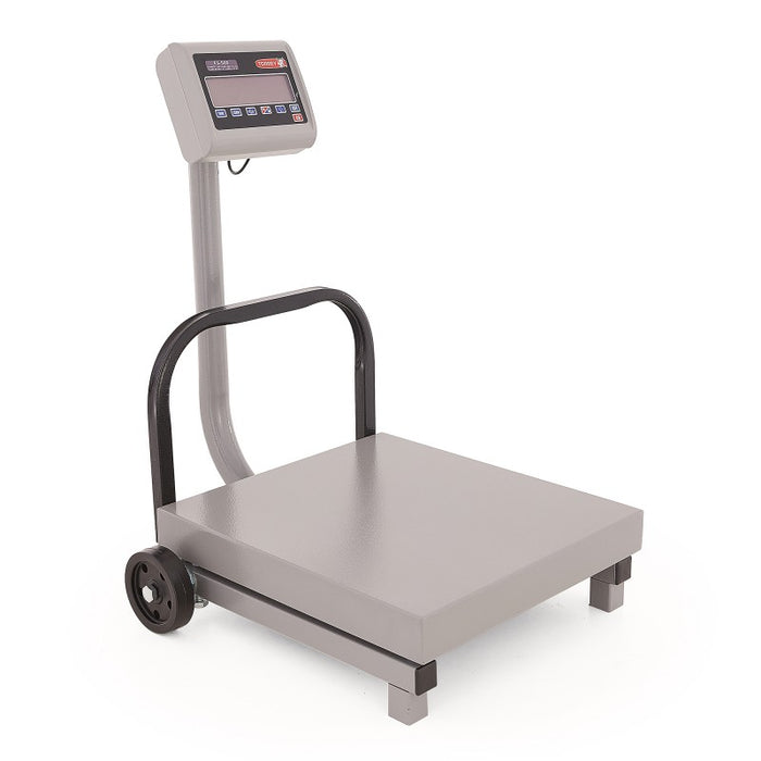 Bascula con Plataforma de Recibo Movil Uso Rudo, Pesa Kilos y Libras Acero Inox 500Kg Torrey FS500-AI