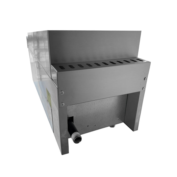 Asador a Gas - Piedra Volcánica 12" Asber AECRB-12