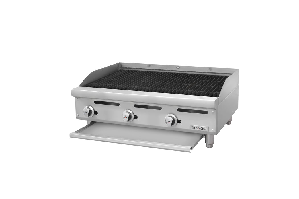 Asador Radiante Gas 3 Quemadores Drago AG-3R