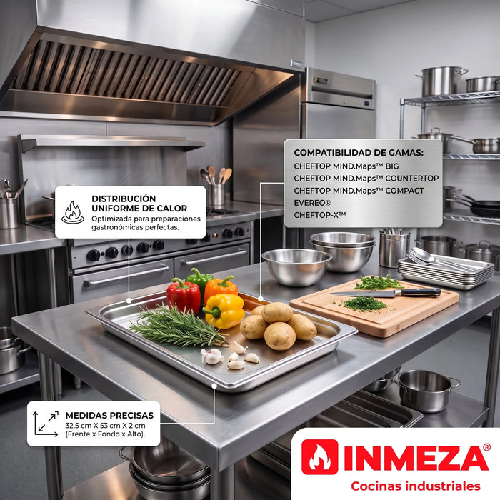 Bandeja de Acero Inoxidable UNOX STEEL20 TG805
