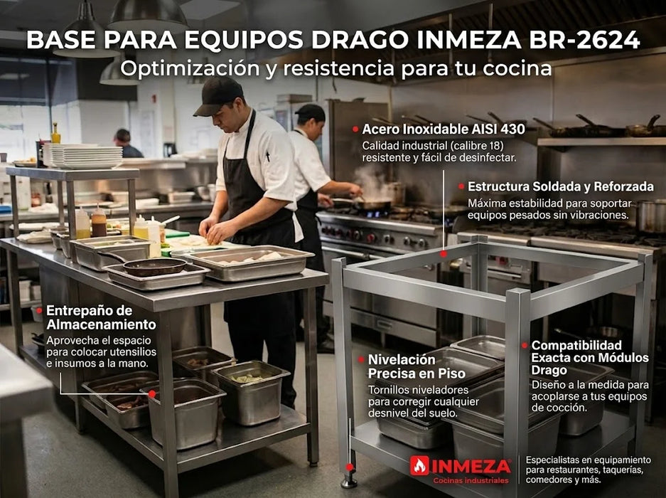 Base para Equipos Drago INMEZA FACTORY BR-2624