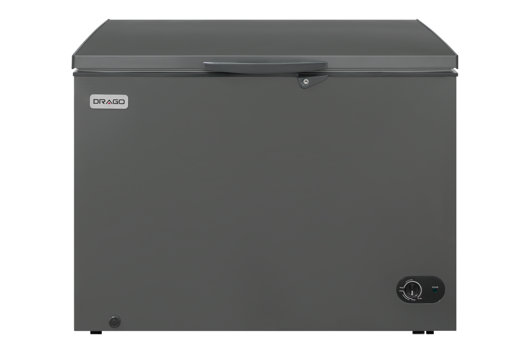 Congelador y Refrigerador Gris 10 Pies Icehaus  CTC-10G