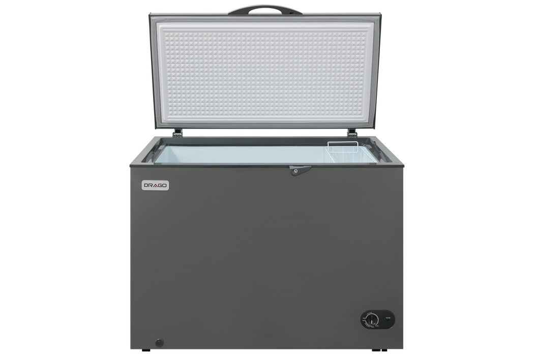 Congelador y Refrigerador Gris 10 Pies Icehaus  CTC-10G
