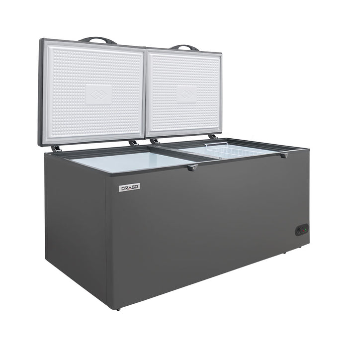 Congelador y Refrigerador Gris 24 Pies Drago CTC-24 G