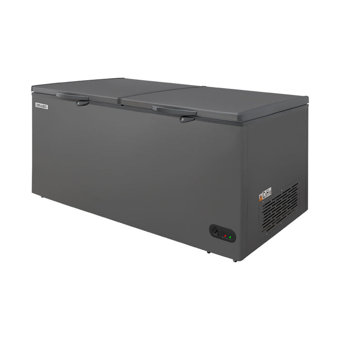Congelador y Refrigerador Gris 24 Pies Drago CTC-24 G