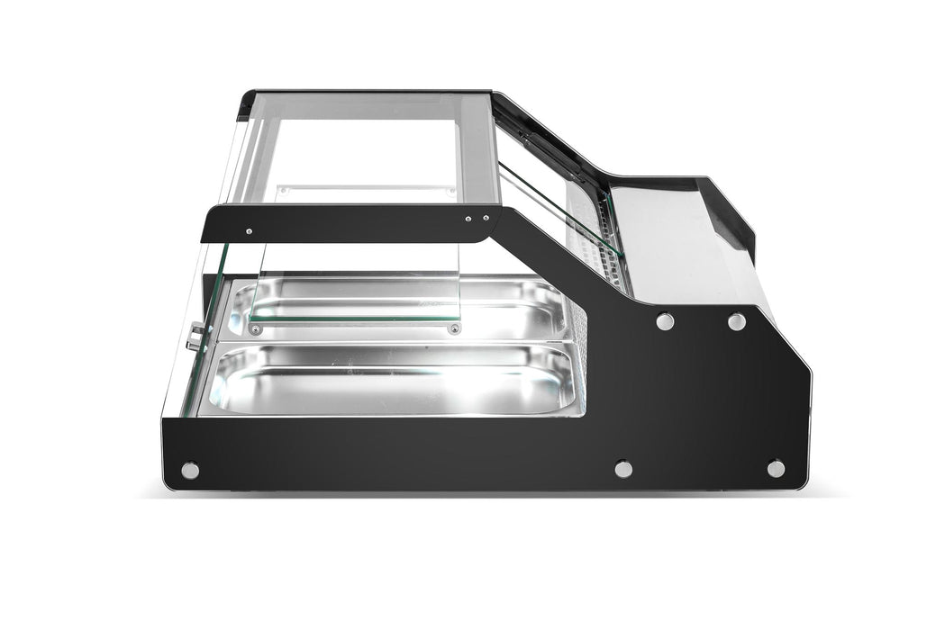 Vitrina Refrigerada Sobre Mostrador Con Cristal Recto 112 L 180W 110V Migsa CW-128