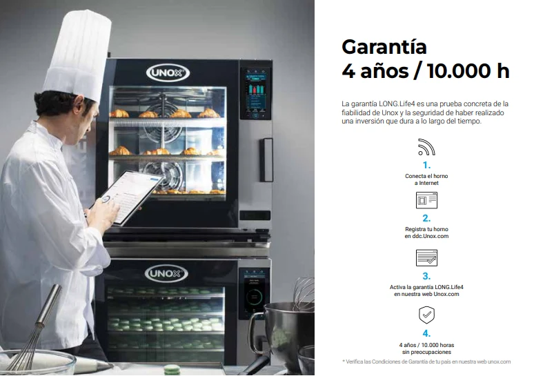 Horno Mixto Eléctrico UNOX BAKERTOP MIND.Maps XEBC-10FS-EPRM-AL