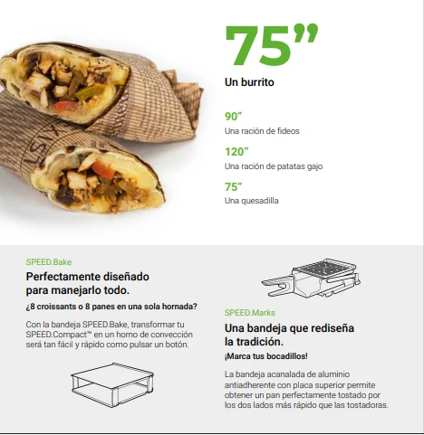 Horno de Convección y Cocción Acelerada UNOX SPEED.Compact ECO XEMA-01NS-MCDS-AL