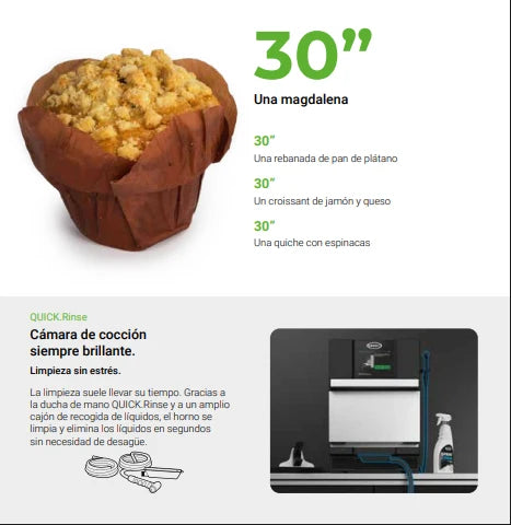 Horno de Convección y Cocción Acelerada UNOX SPEED.Compact ECO XEMA-01NS-MCDS-AL