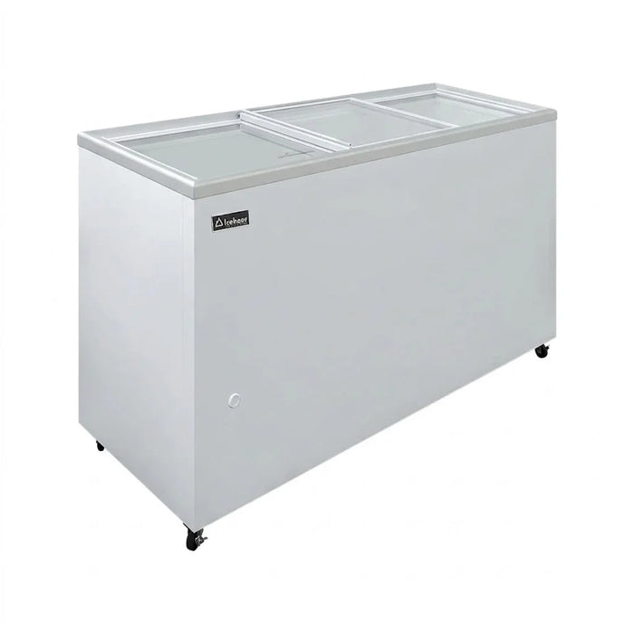 Congelador Plano 3 Puertas Cristal 12.1 Pies Icehaus CHPP-350