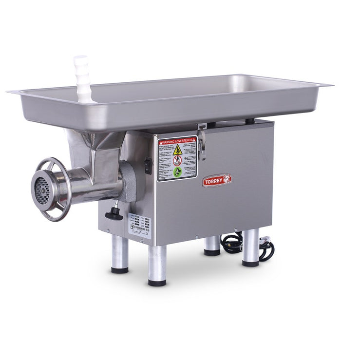 Molino Carne Para Mesa Acero Inox 2HP 220V Torrey M-22-RSS-2