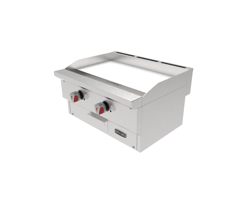 Plancha Slim 2 Quemadores Drago PG-2 SLIM
