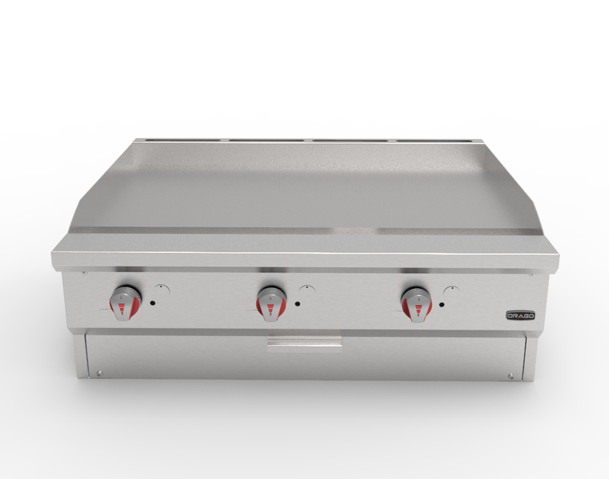 Plancha 3 Quemadores Drago PG-3
