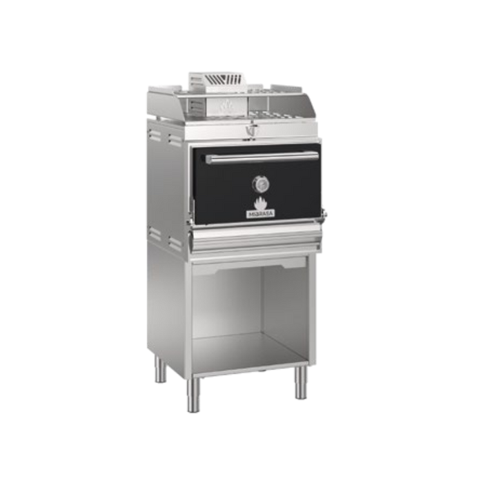 Horno con Mueble y Soporte para Bandejas 75 a 95 Comensales Mibrasa HMBMASB75-BS