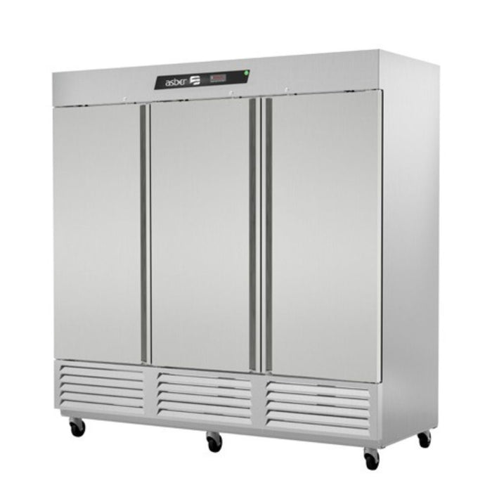 Refrigerador Vertical 3 Puertas Acero Inox 72 Pies Asber ARR-72-H HC