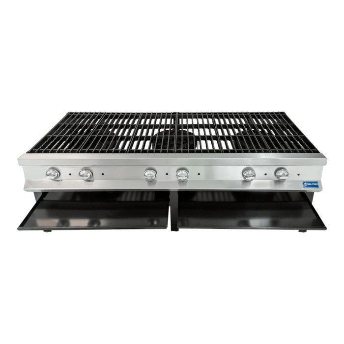 Fogon Heavy Duty a Gas, 3 Quemadores, Parrilla de Supercie Dentada San-Son SSF3