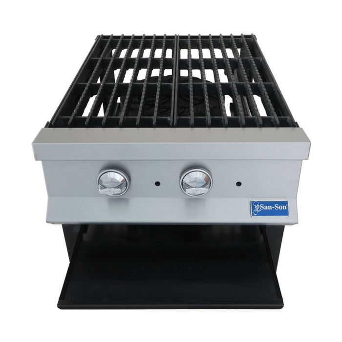 Fogon Heavy Duty a Gas, 1 Quemadore, Parrilla de Supercie Dentada San-Son SSF1