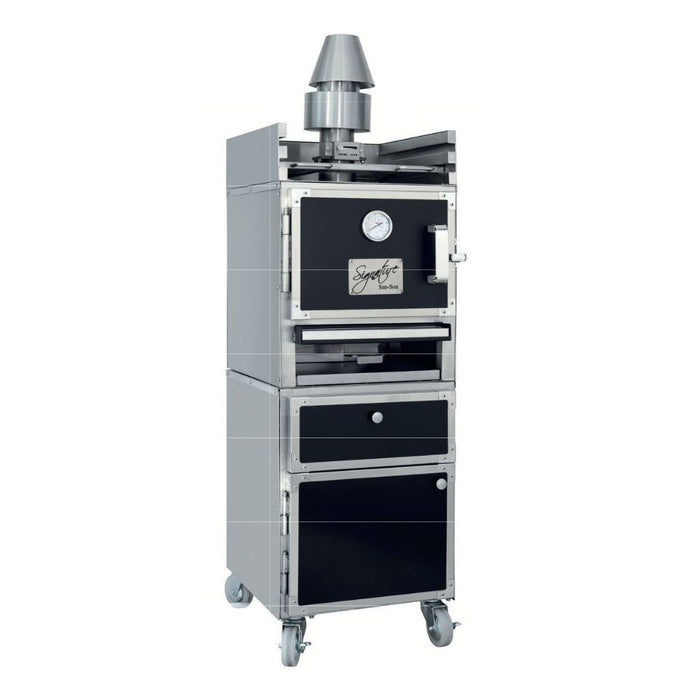 Horno De Brasa Acero Inoxidable Aislamiento Con Gabinete San-Son SIGNATURE HBSPG