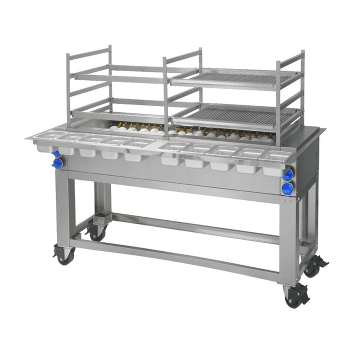 Parrilla Abierta Acero Inoxidable 170Cm San-Son ROBATA