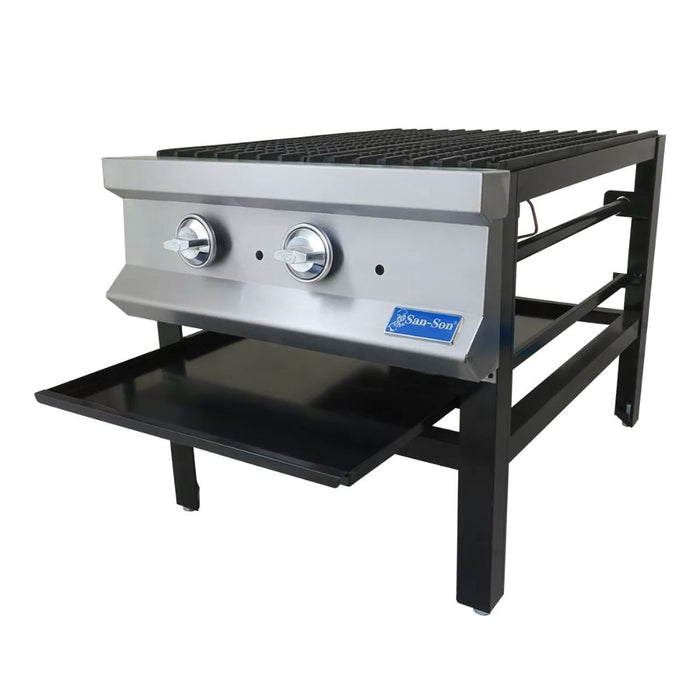 Fogon Heavy Duty a Gas, 1 Quemadore, Parrilla de Supercie Dentada San-Son SSF1