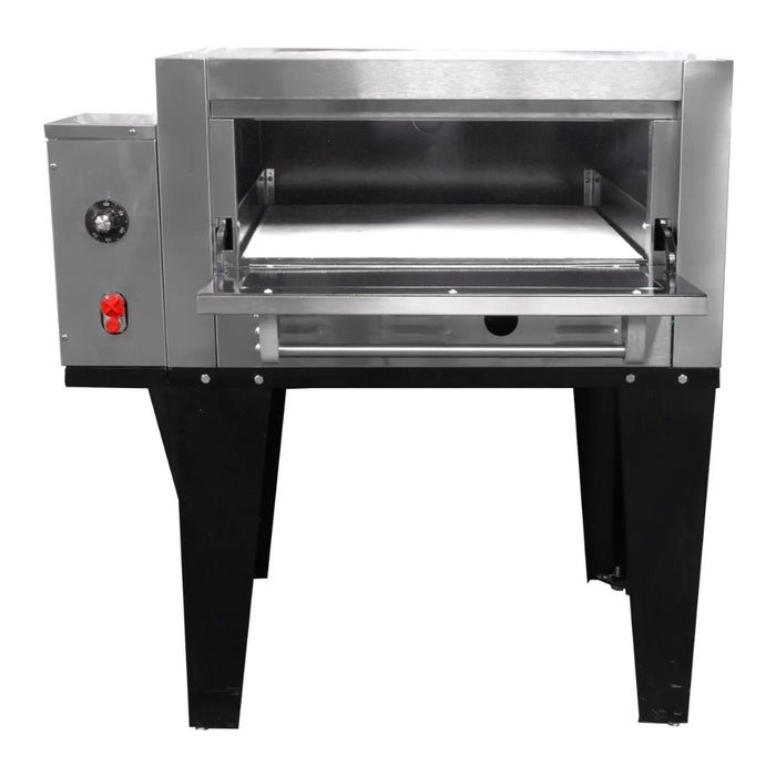 Horno En Acero Inoxidable Piso De Piedra Refractaria 1 Quemador San-Son ZPJR