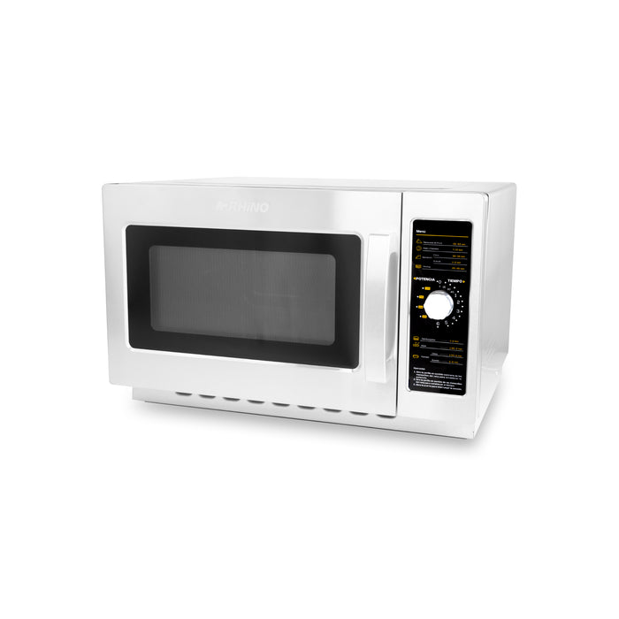 Horno De Microondas 1.2 Pies Analogo 1,000W 120V Rhino HOMIC-12A