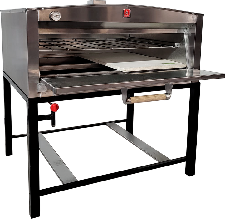 Horno Pizza a Gas LP Inoxidable 4 Charolas INMEZA FACTORY HPE4 LP