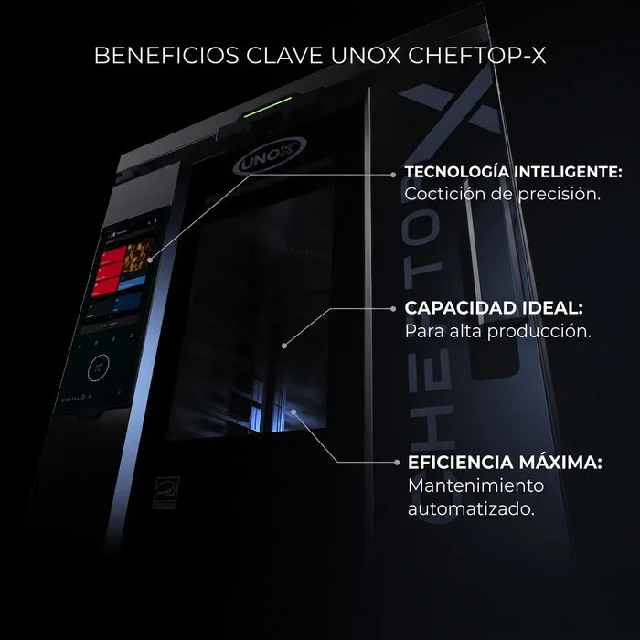 Horno Mixto a Gas UNOX CHEFTOP X XADA-0611-GXRS-NP