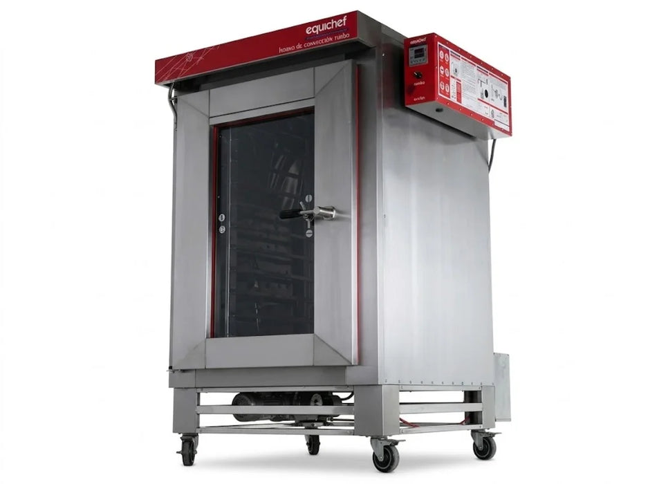 Horno Turbo De Convección a Gas Natural  12 Charolas Equichef HTE12D-GN