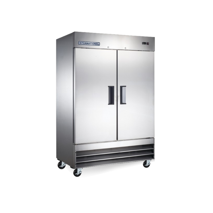Refrigerador Vertical 2 Puertas Solidas 41 Pies INTERNATIONAL INT/RV-2PS-AI