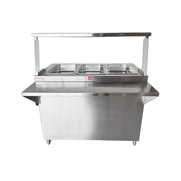 Mesa Fría Con Gabinete 3 Enteros INMEZA FACTORY MFG3