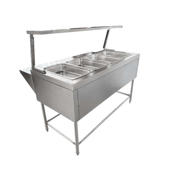 Mesa Fría Sin Gabinete 4 Enteros INMEZA FACTORY MFS4