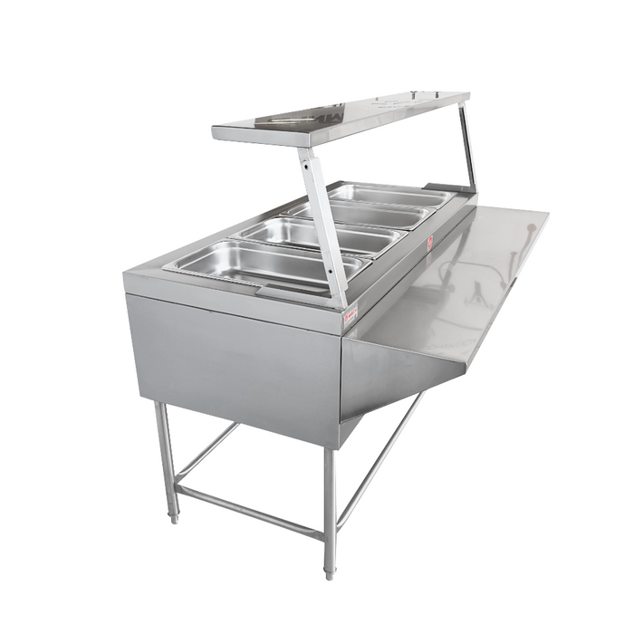 Mesa Fría Sin Gabinete 4 Enteros INMEZA FACTORY MFS4