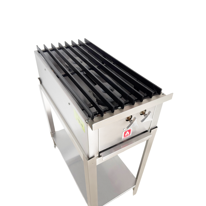 Parrilla a Gas LP 2 Quemadores Lateral INMEZA FACTORY 2QLI LP