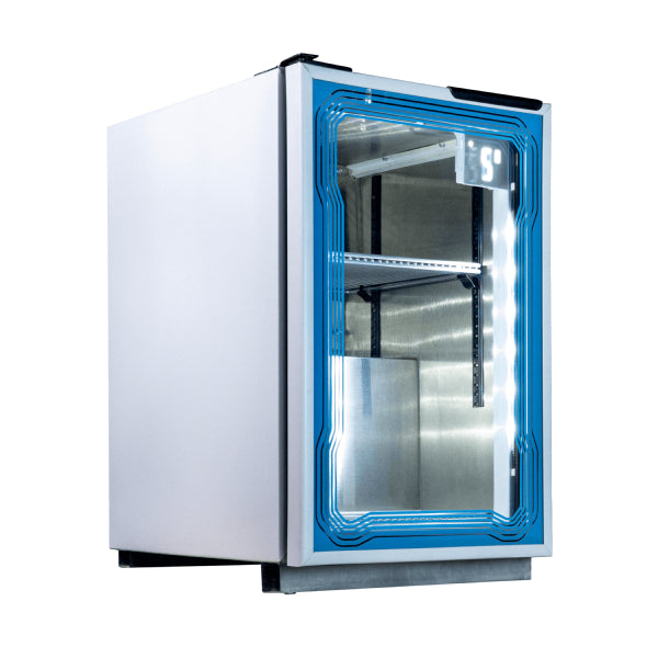 Refrigerador Médico Vertical Blanco Luz Led con Cerradura 1 Pie (1024778) Imbera VMC01-M1