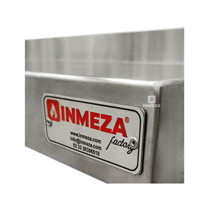 Mesa de Trabajo 2 m Pared Con Entrepaño INMEZA FACTORY MP200IE