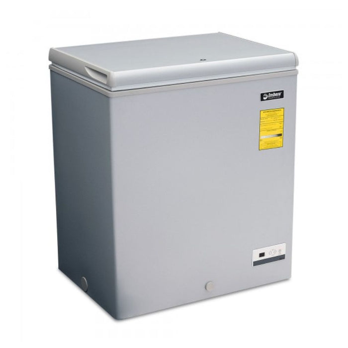 Congelador Horizontal Doble Temperatura Tapa Cofre Gris 4.87 pies (1026622) Imbera HF04 1F