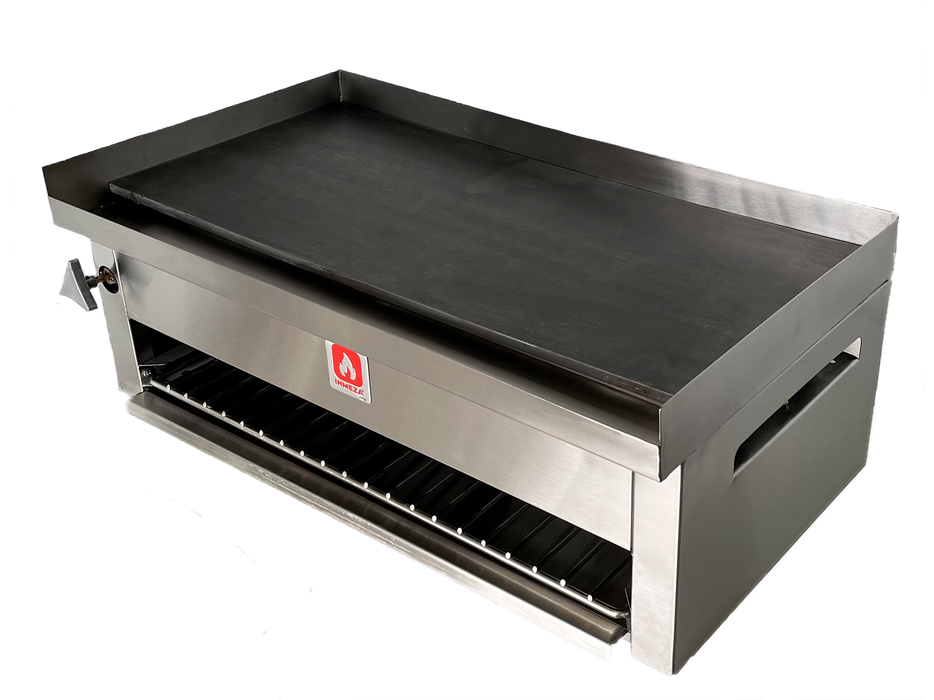 Plancha Frontal a Gas LP 1 Quemador INMEZA FACTORY PLAFI LP