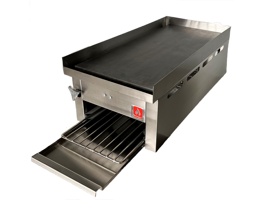 Plancha Lateral a Gas LP 1 Quemador INMEZA FACTORY PLALI LP
