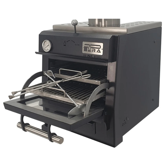 Horno 50 Black Para Carbón Y Leña 45 Comensales Pira 400.101