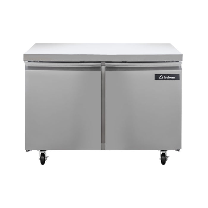 Congelador Bajo Barra 2 Puertas 11 Pies Icehaus CBB-2P-SS-01