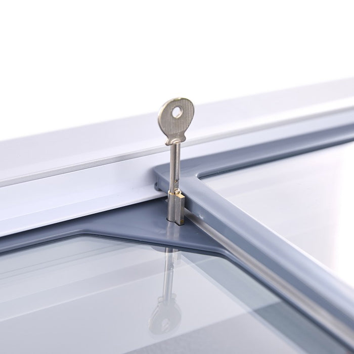 Congelador Horizontal Tapa Cristal Recto 225L Polar CH-300PR