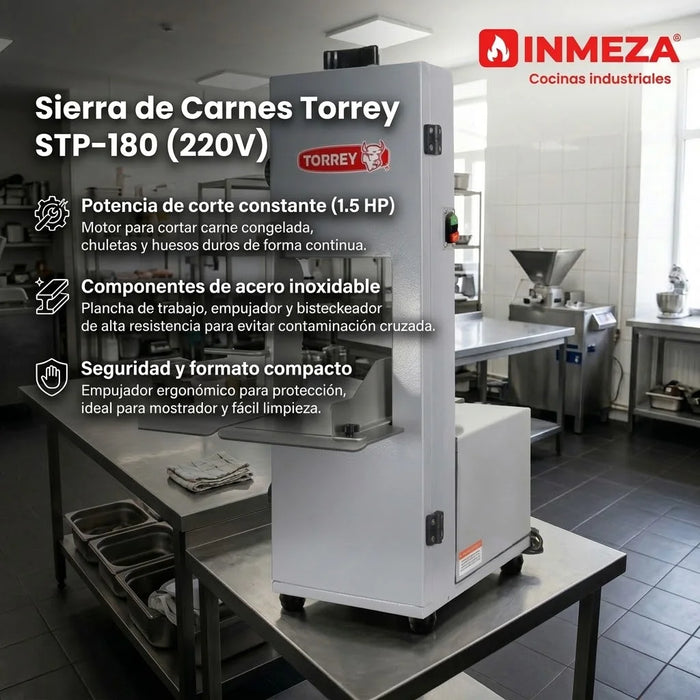 Sierra Carnicera 1.5HP 220V Torrey STP-180 220V