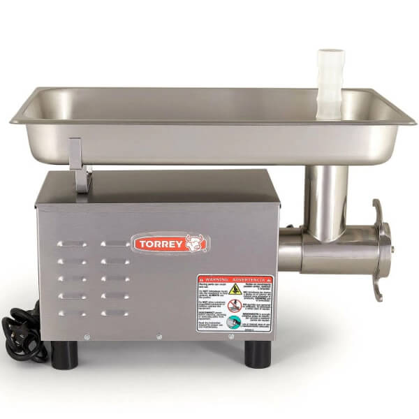 Molino Carne Para Mesa Muy Compacto Acero Inox 3/4HP 110V Torrey FG-12-SS